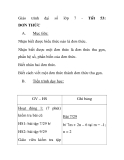 Giáo trình đại số lớp 7 -  -Tiết53: ĐƠN THỨC