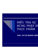 Điều tra  sự bùng phát thực phẩm