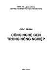 GIÁO TRÌNH  CÔNG NGHỆ GEN TRONG NÔNG NGHIỆP part 1