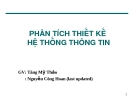 Phân tích thiết kế hệ thống thông tin