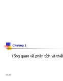 Chương 1 -  Tổng quan về phân tích và thiết kế  UML