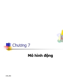 Chương 7 Mô hình động UML