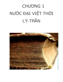 CHƯƠNG 1 NƯỚC ĐẠI VIỆT THỜI LÝ-TRẦN  _2