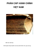 PHÂN CẤP HÀNH CHÍNH VIỆT NAM _2