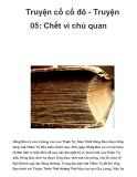 Truyện cổ cố đô - Truyện 05: Chết vì chủ quan _2