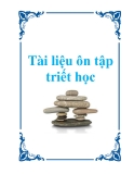 Tài liệu ôn tập triết học