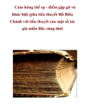 Cảm hứng thế sự - điểm gặp gỡ và khác biệt giữa tiểu thuyết Hồ Biểu Chánh với tiểu thuyết của một số tác giả miền Bắc cùng thời_2