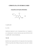 CIPROFLOXACIN HYDROCLORID  