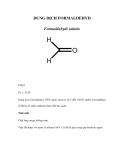DUNG DỊCH FORMALDEHYD  