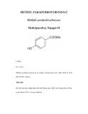 METHYL PARAHYDROXYBENZOAT  