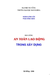 Kỹ thuật vệ sinh, an toàn lao động và phòng chữa cháy - Chương 1