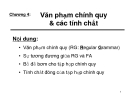 Tin học lý thuyết - Chương 4:  Văn phạm chính quy & các tính chất