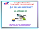 GIÁO TRÌNH TIN HỌC_LẬP TRÌNH INTERNET