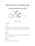 PHENYLPROPANOLAMIN HYDROCLORID  