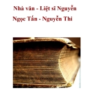 Nhà văn - Liệt sĩ Nguyễn Ngọc Tấn - Nguyễn Thi  _1