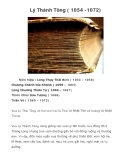 Tài liệu tham khảo: Lý Thánh Tông ( 1054 -1072) 