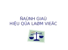 Bài 7 : Đánh giá hiệu quả nhân lực