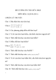 8 Đề ôn thi giữa HK2 môn Hóa 12
