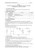 Tài liệu hướng dẫn thí nghiệm cơ sở kỹ thuật điện - Bài 3