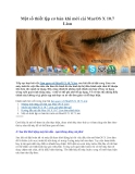 Một số thiết lập cơ bản khi mới cài MacOS X 10.7 Lion  