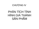 CHƯƠNG IV: PHÂN TÍCH TÌNH HÌNH GIÁ THÀNH SẢN PHẨM