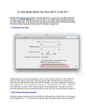 16 thủ thuật dành cho Mac OS X Lion 10.7