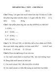 Đề kiểm tra 1 tiết Hóa 11