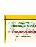 Quản trị Kinh doanh quốc tế