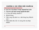  Chương 2 : Các công việc chuẩn bị