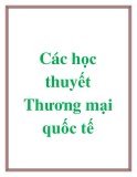 Các học thuyết Thương mại quốc tế