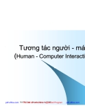 Tương tác người - máy (Human - Computer Interaction) - Phần 1