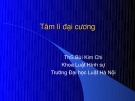  Tâm lý học đại cương - Bài 5