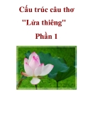 Cấu trúc câu thơ  "Lửa thiêng" Phần 1