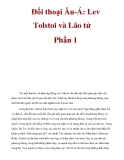 Đối thoại Âu-Á: Lev Tolstoi và Lão tử Phần 1