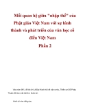 Mối quan hệ giữa  "nhập thế" của Phật giáo Việt Nam với sự hình thành và phát triển của văn học cổ điển Việt Nam Phần 2