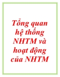 Tổng quan hệ thống NHTM và hoạt động của NHTM