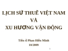 Sơ lược lịch sử thuế của việt nam