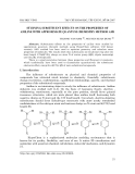 Research report: "To study the effect of substituents on the properties of aniline by the method of approximate quantum AM1"