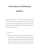 Viêm da tiếp xúc do Kiến khoang (paederus) 