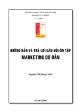 Hướng dẫn trả lời câu hỏi ôn tập môn Marketing cơ bản