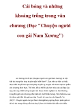 Cái bóng và những khoảng trống trong văn chương (Đọc Chuyện người con gái Nam Xương)
