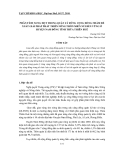 Báo cáo nghiên cứu khoa học: "  PHÂN TÍCH XUNG ĐỘT TRONG QUẢN LÝ RỪNG CỘNG ĐỒNG NHẰM ĐỀ XUẤT GIẢI PHÁP PHÁT TRIỂN NÔNG THÔN MIỀN NÚI BỀN VỮNG Ở HUYỆN NAM ĐÔNG TỈNH THỪA THIÊN HUẾ"