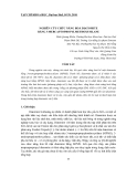 Báo cáo nghiên cứu khoa học: "NGHIÊN CỨU CHỨC NĂNG HOÁ DIATOMITE BẰNG 3-MERCAPTOPROPYLMETHOXYSILANE"