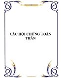 CÁC HỘI CHỨNG TOÀN THÂN