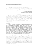 Báo cáo nghiên cứu khoa học: "  TÌM HIỂU KHẢ NĂNG THỤ PHẤN THỤ TINH VỚI MỘT SỐ DÒNG CÀ CHUA BẰNG PHƯƠNG PHÁP LAI ĐƠN TRONG VỤ ĐÔNG XUÂN 2006-2007 TẠI THỪA THIÊN HUẾ"