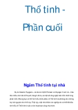 Thổ tinh Phần cuối 