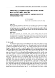 Báo cáo nghiên cứu khoa học: " THIẾT BỊ TỰ ĐỘNG HẠN CHẾ DÒNG NGẮN MẠCH KIỂU MÁY BIẾN ÁP"