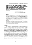 Báo cáo nghiên cứu khoa học: "  ĐÁNH GIÁ SỰ TÁC ĐỘNG CỦA MỘT DỰ ÁN HOẶC CHƯƠNG TRÌNH PHÁT TRIỂN: PHƯƠNG PHÁP "