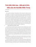 Tinh thần hiếu học - Một giá trị tiêu biểu của văn hoá Bắc Miền Trung