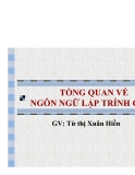 TỔNG QUAN VỀ NGÔN NGỮ LẬP TRÍNH C/C++ 